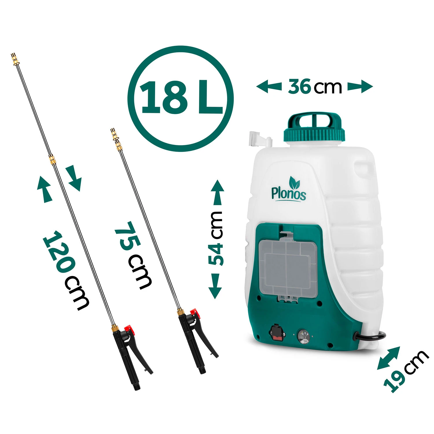 Batériový postrekovač Plonos PL-601 – Obrázok 2