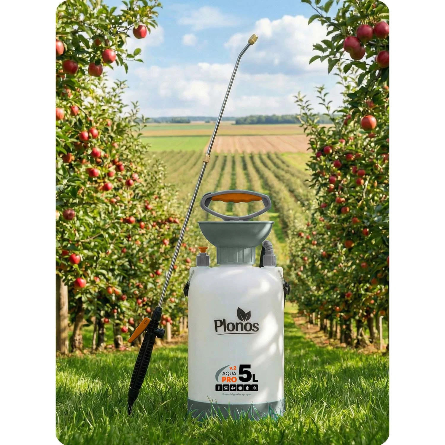 Ručný tlakový postrekovač Plonos PL-605 s objemom 5 l – Obrázok 9
