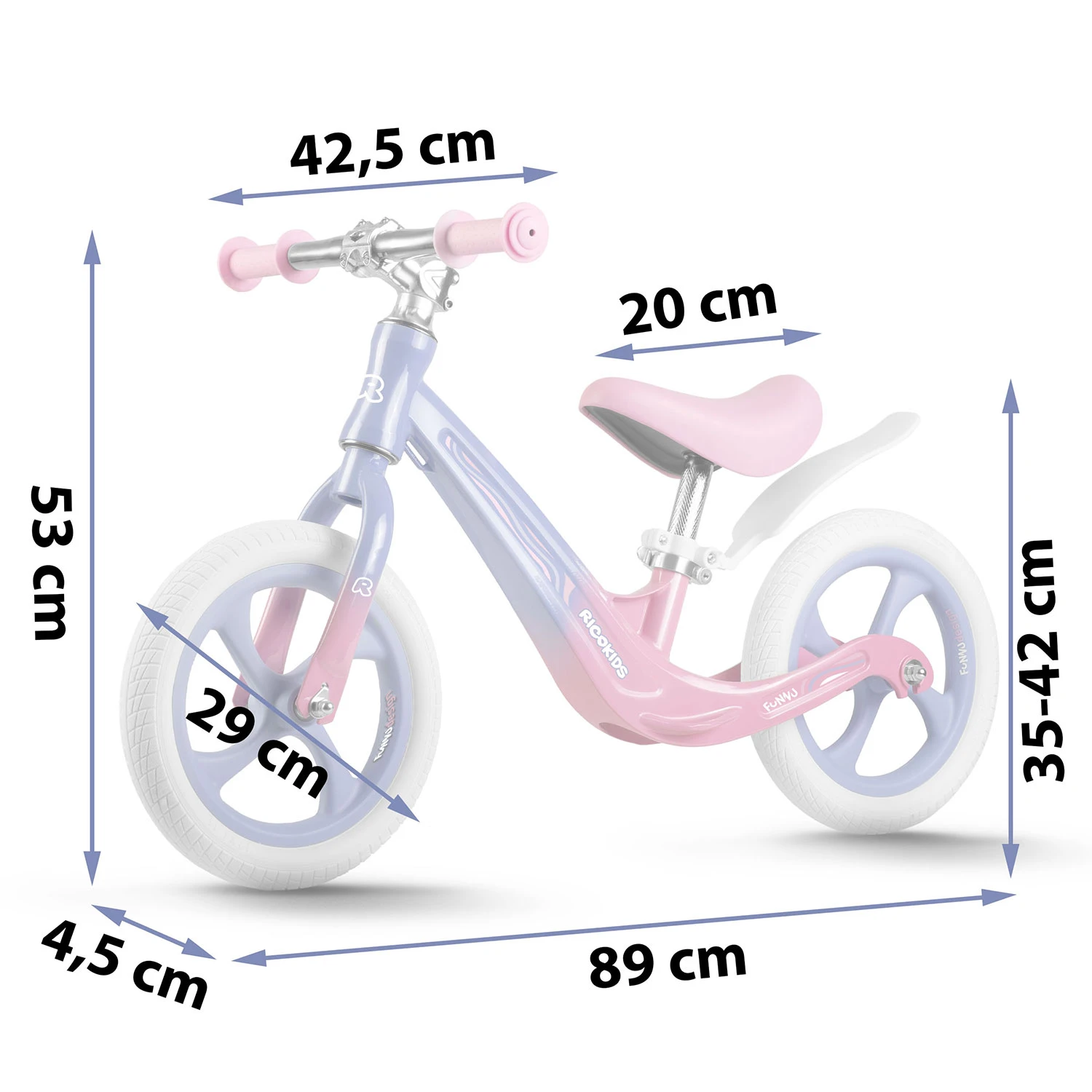 Detský odrážadlo Ricokids FUNNU – Obrázok 3