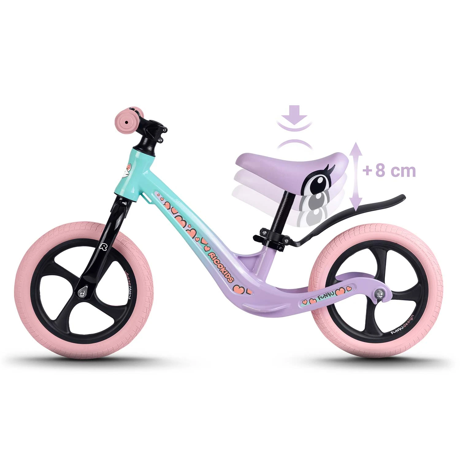 Detské odrážadlo Ricokids FUNNU – Obrázok 5