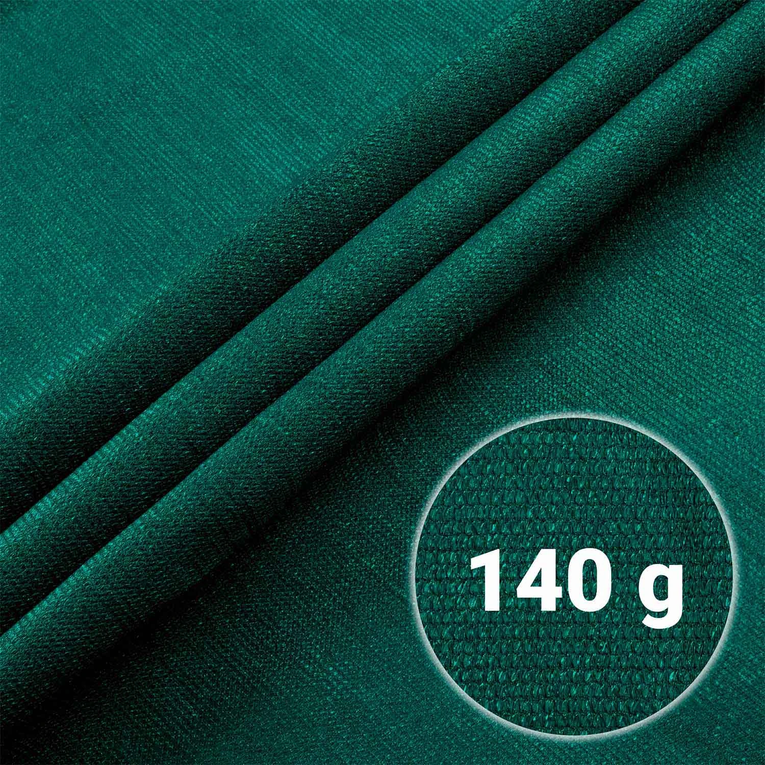 Tieniaca sieť 1,2x50m 140g/m2 + 50 svoriek zelená – Obrázok 2