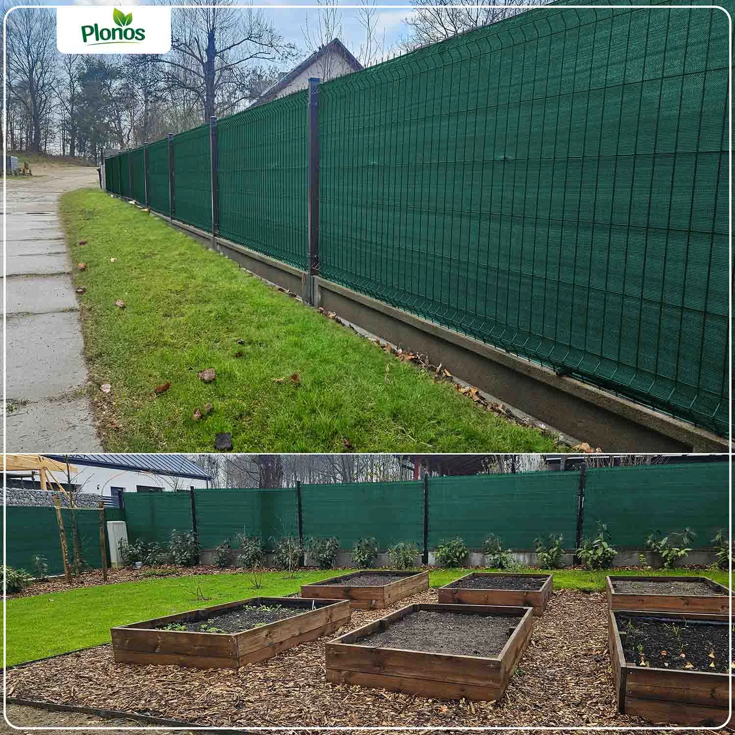 Tieniaca sieť 1,2x50m 140g/m2 + 50 svoriek zelená – Obrázok 8