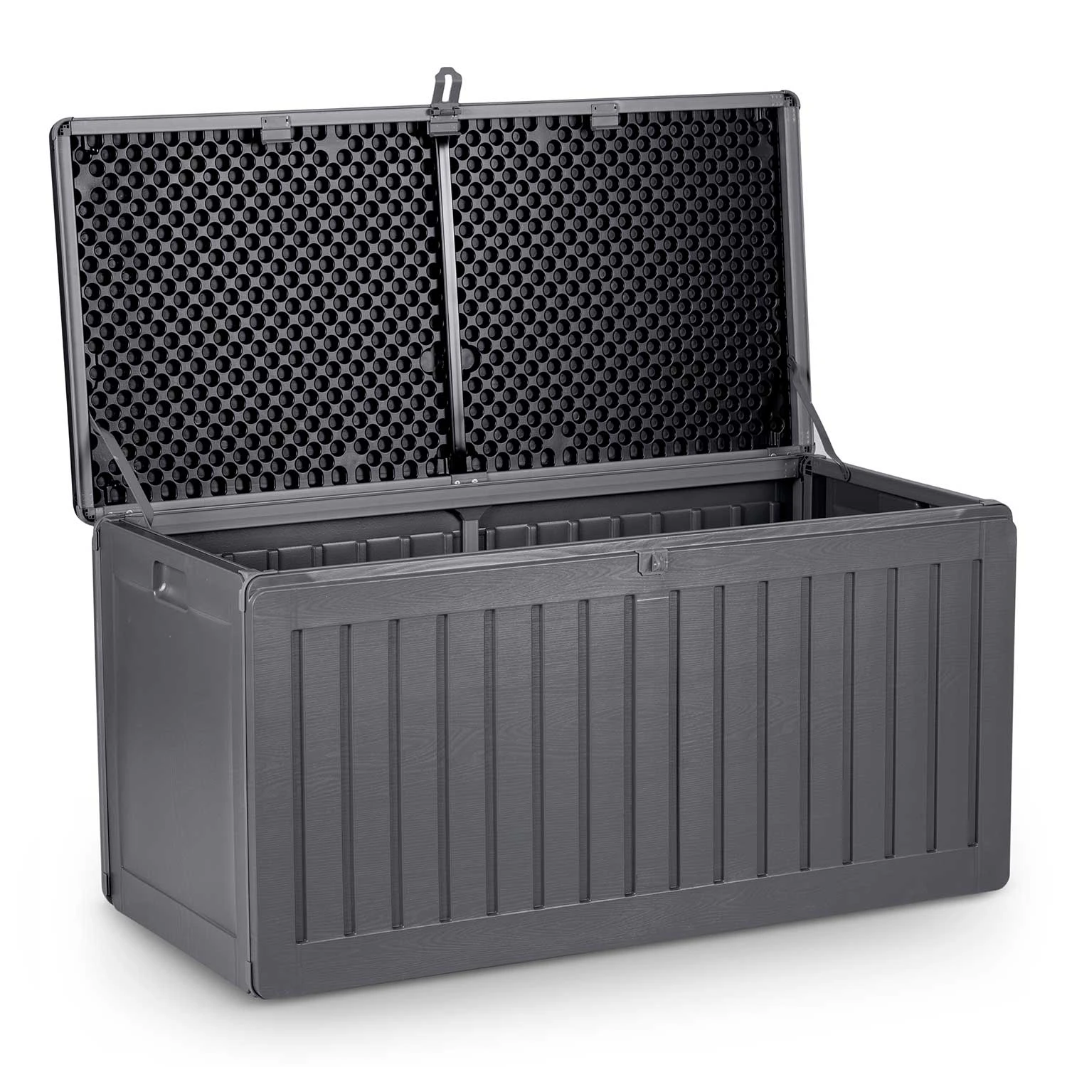 Záhradný box 109 x 51 x 55 cm 270 litrov sivý – Obrázok 7