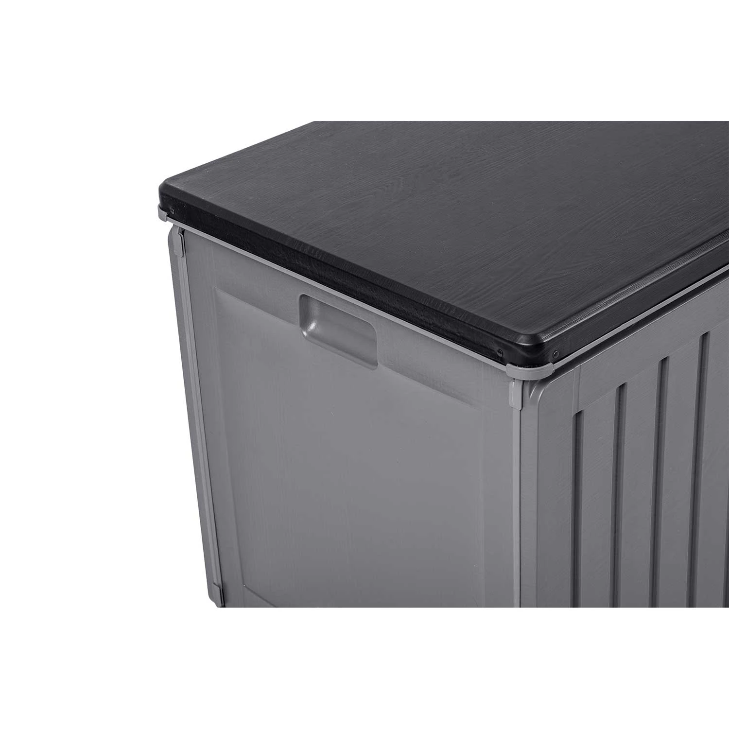 Záhradný box 109 x 51 x 55 cm 270 litrov sivý – Obrázok 4