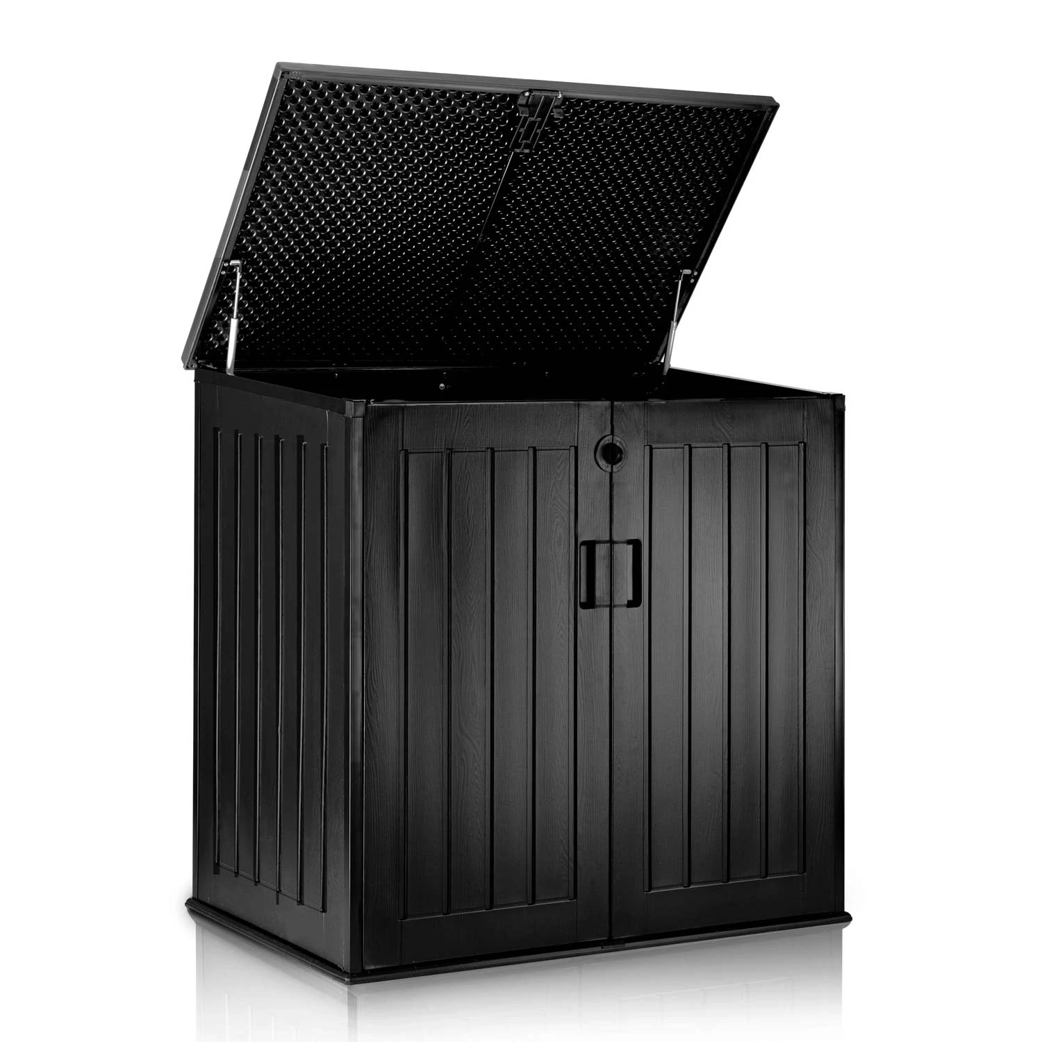 Záhradný box 116 x 112,5 x 71 cm 775 litrov čierny – Obrázok 5