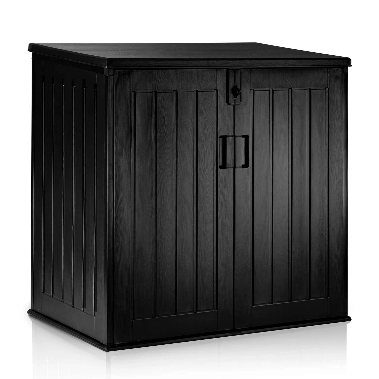 Záhradný box 116 x 112,5 x 71 cm 775 litrov čierny