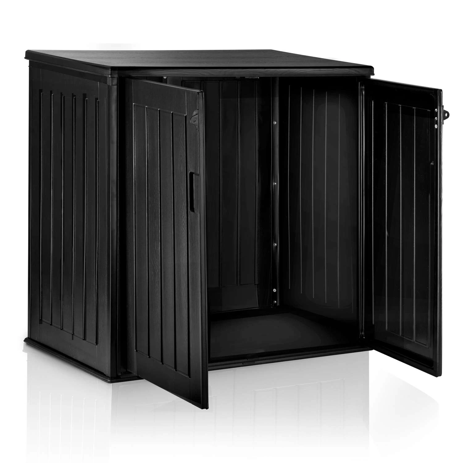 Záhradný box 116 x 112,5 x 71 cm 775 litrov čierny – Obrázok 3