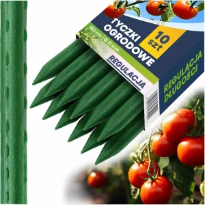 Kolíky na rastliny 150 cm Plonos PL-940 zelené 10 ks