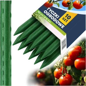 Kolíky na rastliny 180 cm Plonos PL-940 zelené 10 ks