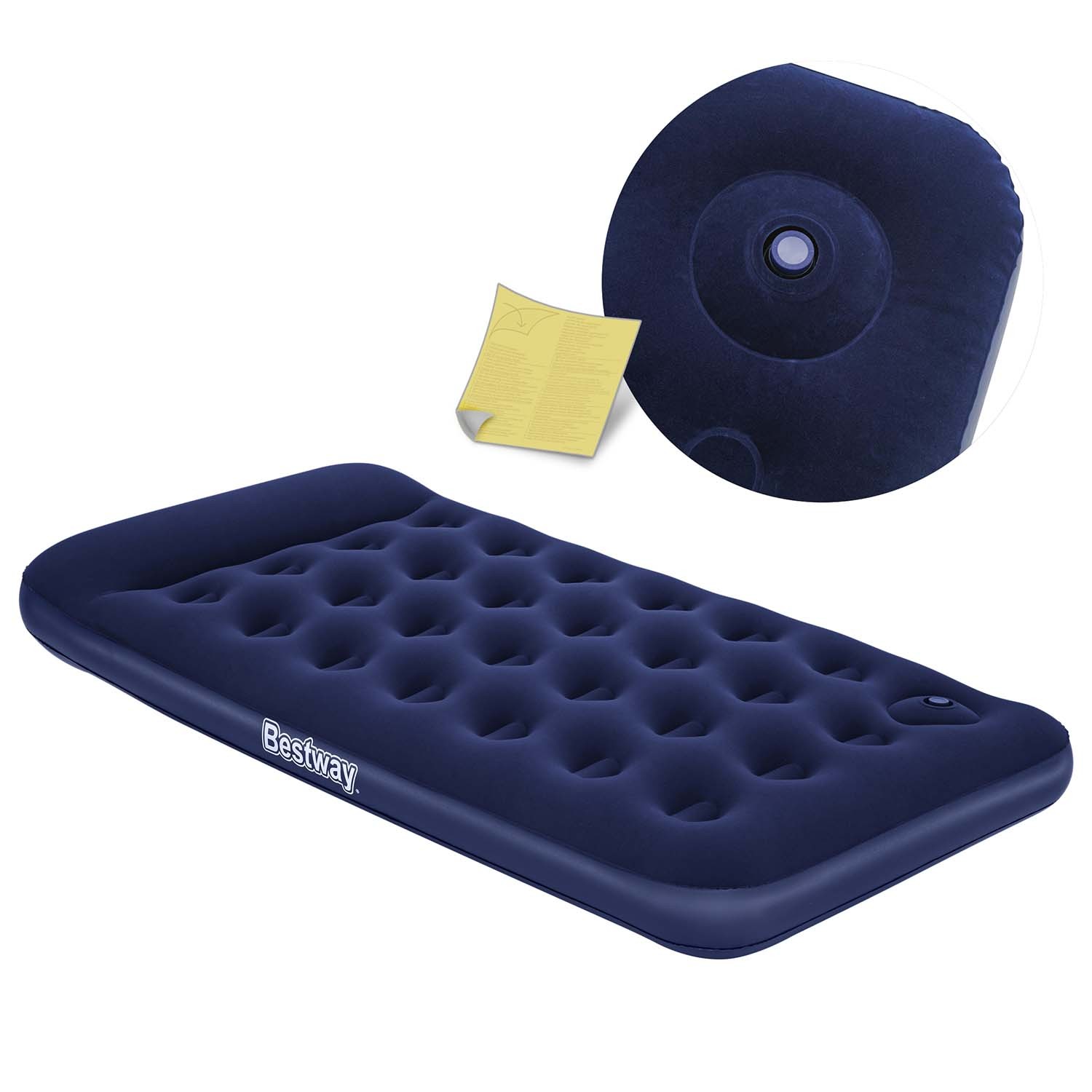 Nafukovací matrac 188x99x22 cm so vstavanou nožnou pumpou Bestway 67224