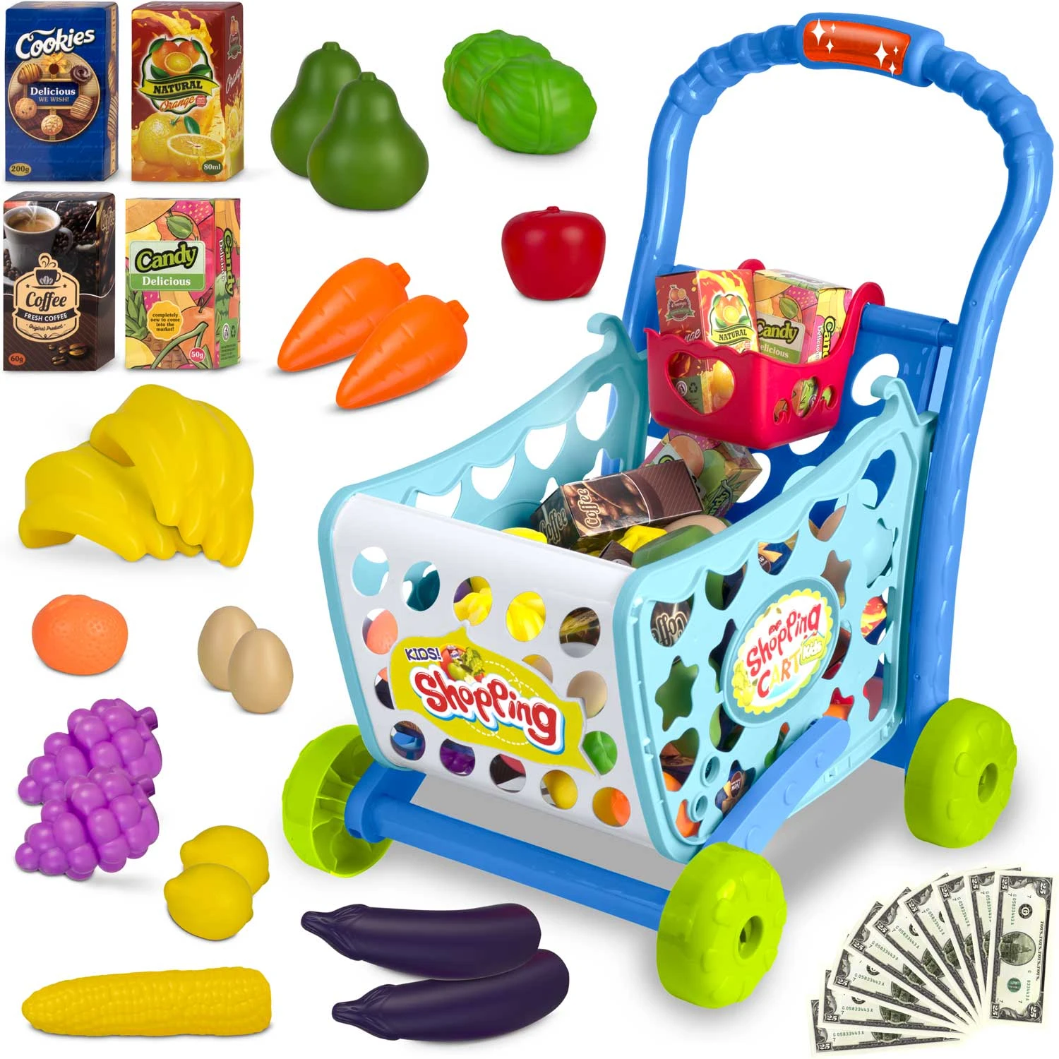 Nákupný košík Ricokids 773400 modrý