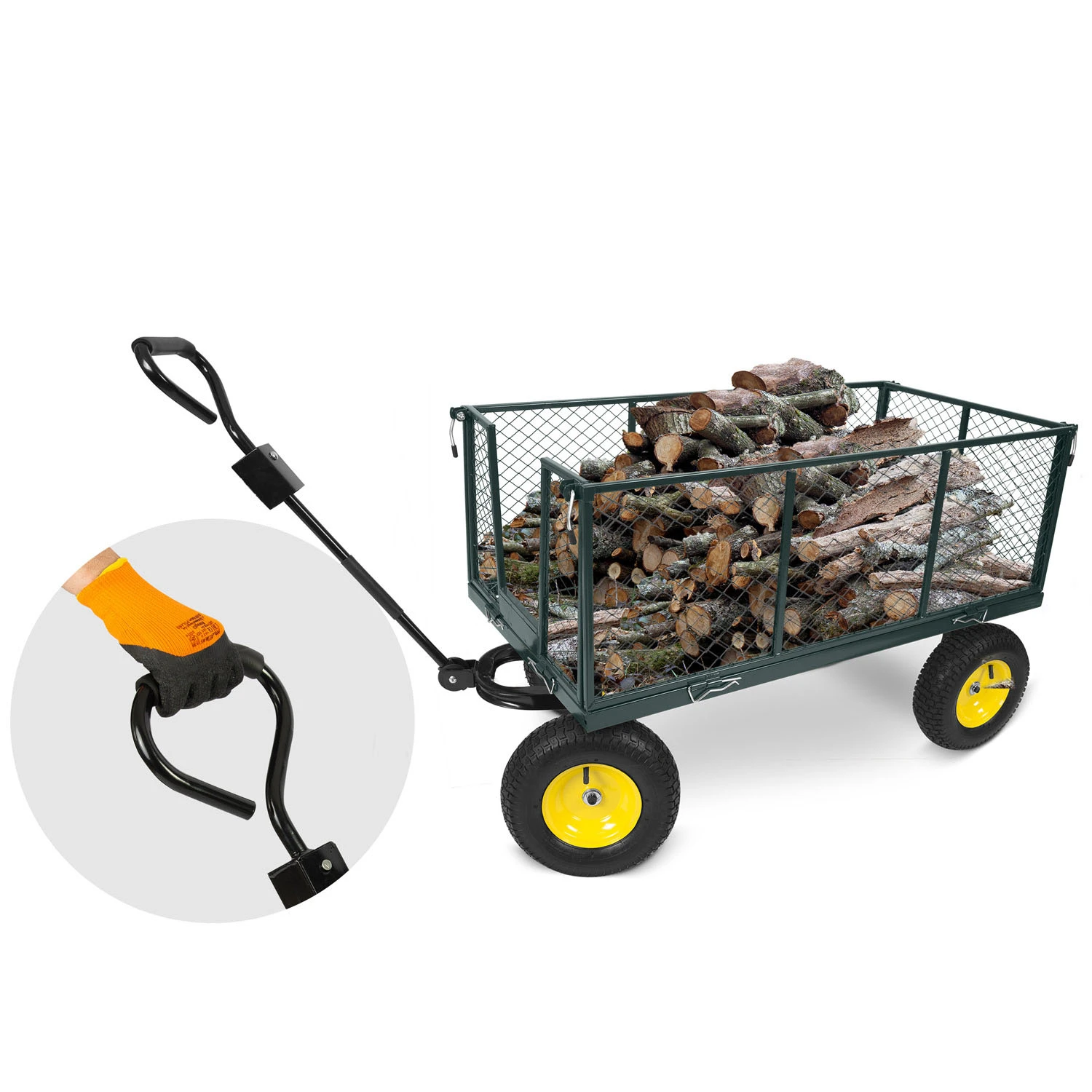 Záhradný sklápací vozík Humberg HM-510 s objemom 280 l – Obrázok 10