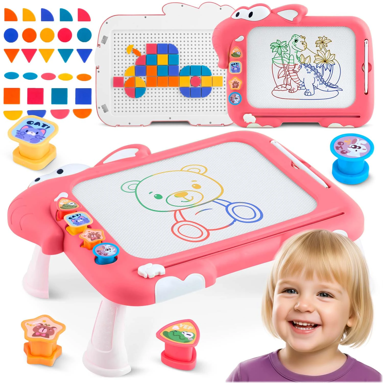 Ricokids RK-823 magnetická doska puzzle stôl pre deti tangram