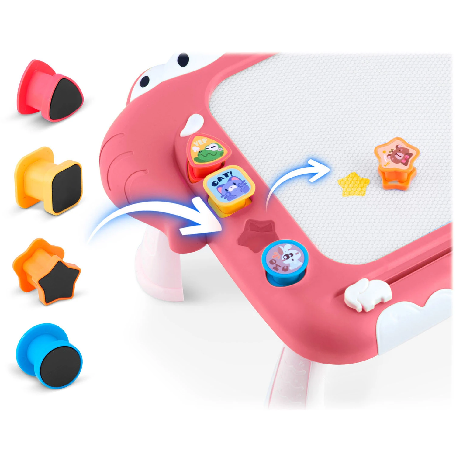 Ricokids RK-823 magnetická doska puzzle stôl pre deti tangram – Obrázok 6